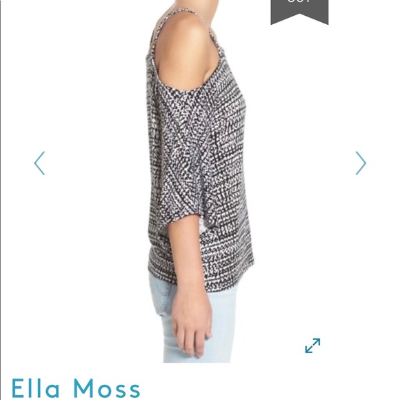 Ella Moss cold shoulder top size XS. NWT 🎉HP🎉 - Picture 4 of 8